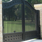 large steel gate